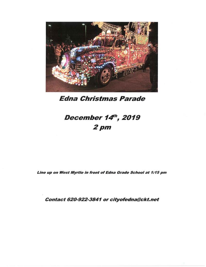 Edna Christmas Parade