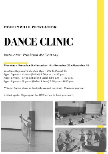 Coffeyville Recreation Dance Clinic