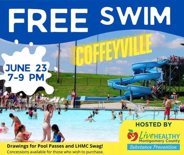 Free Swim at Coffeyville Aquatic Center