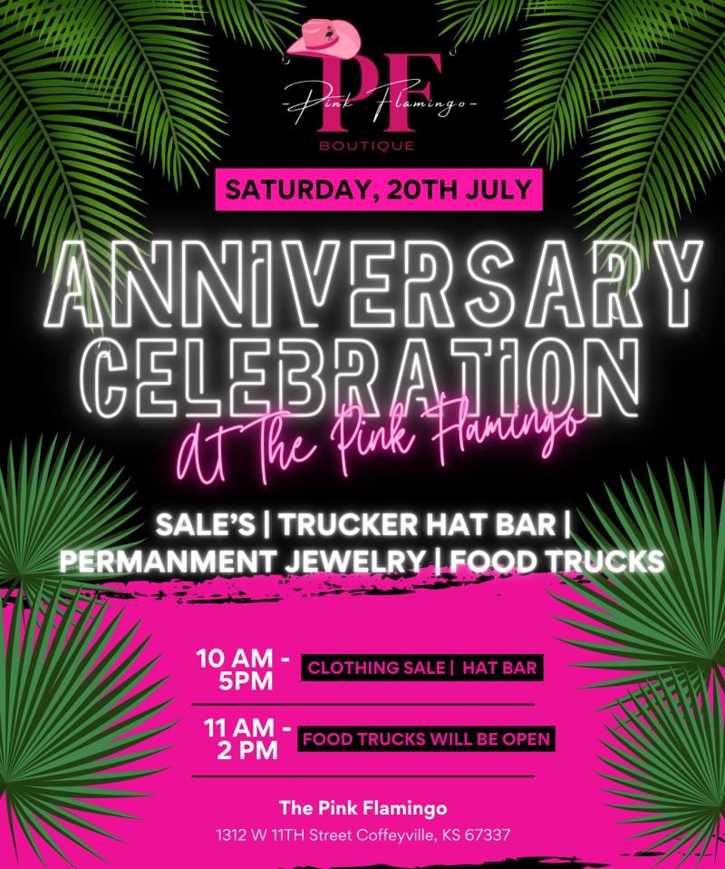 Anniversary Celebration at The Pink Flamingo
