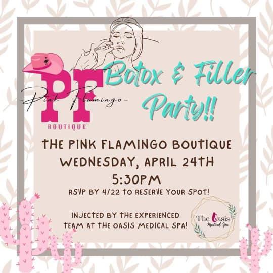 Pink Flamingo Botox and Filler Party