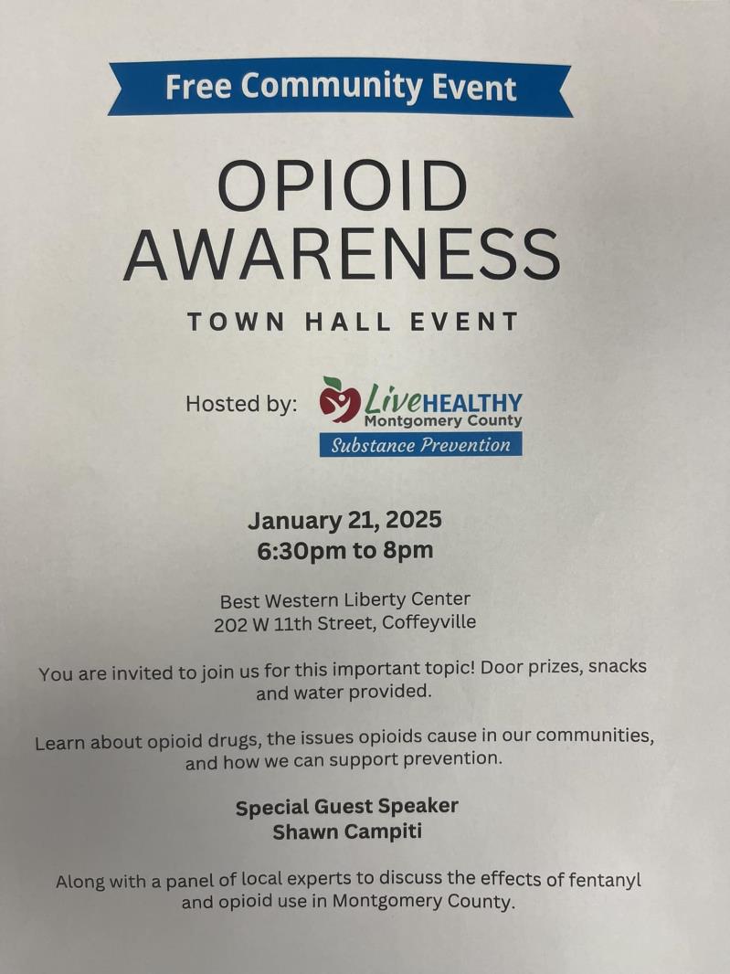 Opioid Awareness Town Hall Event