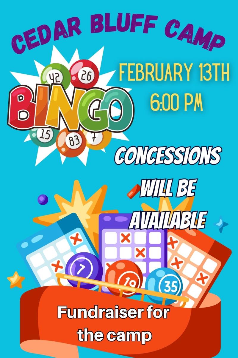 Cedar Bluff Bingo