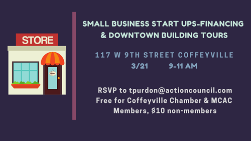 Small Business Start Ups-Financing & Downtown Building Tours